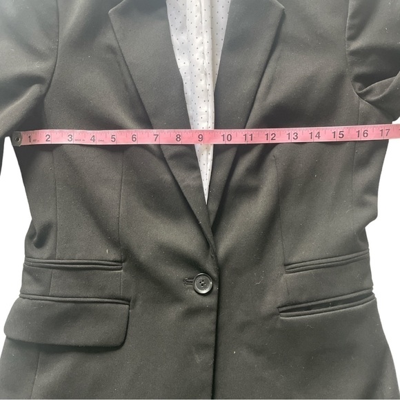 Express Black Tailored Single Button Blazer - Picture 10 of 11